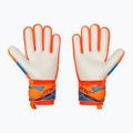 Detské brankárske rukavice Reusch Attrakt Grip Junior shocking orange/blue 3