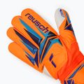 Detské brankárske rukavice Reusch Attrakt Grip Junior shocking orange/blue 4