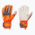 Detské brankárske rukavice Reusch Attrakt Advance Junior shocking orange/blue
