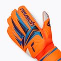 Detské brankárske rukavice Reusch Attrakt Advance Junior shocking orange/blue 4