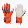 Detské brankárske rukavice Reusch Attrakt Freegel Advance Junior shocking orange/blue
