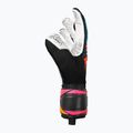 Brankárske rukavice Reusch Attrakt Advance Evolution Glueprint black/aqua blue/shocking orange 4