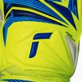 Detské brankárske rukavice Reusch Attrakt Solid Junior safety yellow/blue 5