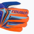 Detské brankárske rukavice Reusch Attrakt Solid Junior sharp blue/shocking orange 4