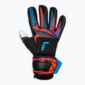 Brankárske rukavice Reusch Attrakt Advance black/aqua blue/shocking orange 2