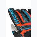 Brankárske rukavice Reusch Attrakt Advance black/aqua blue/shocking orange 5