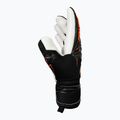 Brankárske rukavice Reusch Attrakt Advance Finger Support black/shocking orange 4