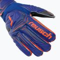 Detské brankárske rukavice Reusch Attrakt Infinity Finger Support Junior sharp blue/shocking orange/black 4