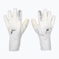 Brankárske rukavice Reusch Attrakt Gold X Strapless white/silver 2