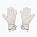 Detské brankárske rukavice Reusch Attrakt AB1 Advance Junior white/gold 3