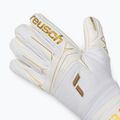 Detské brankárske rukavice Reusch Attrakt AB1 Advance Junior white/gold 4