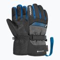 Detské lyžiarske rukavice Reusch Rocket GORE-TEX black/black melange/brilliant blue