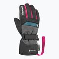 Detské lyžiarske rukavice Reusch Rocket GORE-TEX black/black melange/pink glo 3