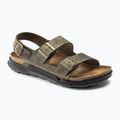 Pánske sandále BIRKENSTOCK Milano Crosstown Oiled Leather Regular faded khaki 8