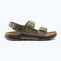 Pánske sandále BIRKENSTOCK Milano Crosstown Oiled Leather Regular faded khaki 9
