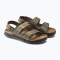 Pánske sandále BIRKENSTOCK Milano Crosstown Oiled Leather Regular faded khaki 10