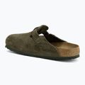 Šľapky BIRKENSTOCK Boston Suede Leather thyme 3