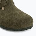 Šľapky BIRKENSTOCK Boston Suede Leather thyme 7