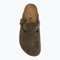 Šľapky BIRKENSTOCK Boston Suede Leather thyme 5