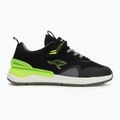 KangaROOS KD-Gym EV jet black/neon yellow detská obuv 2