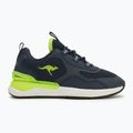 KangaROOS KD-Road detská obuv dark navy/lime 2