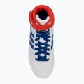 adidas Havoc detská zápasnícka obuv biela modrá červená 5