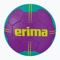Hádzanarská lopta dziecięca ERIMA Pure Grip Junior purple/columbia veľ. 0