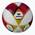 ERIMA Hybrid Training 2.0 červená/limetková futbalová lopta veľkosť 4