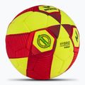 ERIMA Hybrid Indoor žlto-červená futbalová lopta veľkosť 4 2