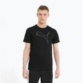 Pánske tréningové tričko PUMA Performance Cat čierne 520315 01 3
