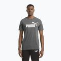 Pánske tričko PUMA Essentials Heather Tee puma black