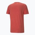 Pánske tričko PUMA Essentials Heather Tee high risk red 5