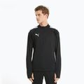 PUMA Teamliga 1/4 Zip Top futbalová mikina čierna 657236 03 9