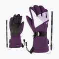 Detské lyžiarske rukavice ZIENER Lani GTX dark violet 7