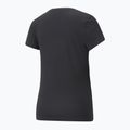 Dámske tričko PUMA ESS+ Metallic Logo Tee puma black/silver metallic 2
