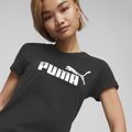 Dámske tričko PUMA ESS+ Metallic Logo Tee puma black/silver metallic 5
