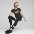 Dámske tričko PUMA ESS+ Metallic Logo Tee puma black/silver metallic 7