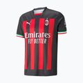 Pánske futbalové tričko PUMA ACM Home Jersey Replica čierno-červené 765824 1