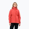 Dámska bunda do dažďa Jack Wolfskin Stormy Point 2L vibrant red