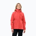 Dámska bunda do dažďa Jack Wolfskin Stormy Point 2L vibrant red