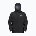 Pánska bunda do dažďa  Jack Wolfskin Highest Peak 3L black 12