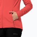 Dámska mikina Jack Wolfskin Baiselberg Hooded FZ vibrant red 4