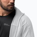 Pánska trekingová mikinaJack Wolfskin Prelight FZ cool grey 4