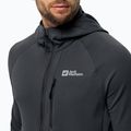 Pánska mikina Jack Wolfskin Kolbenberg Hooded Fz phantom fleece 4