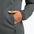 Dámska softshellová bunda Jack Wolfskin Windhain Hoody slate green 6