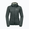 Dámska softshellová bunda Jack Wolfskin Windhain Hoody slate green 8