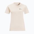 Dámske trekingové tričko Jack Wolfskin Essential panna cotta 3