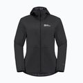 Dámska softshellová bunda Jack Wolfskin Feldberg Hoody black 6