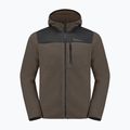 Pánska fleecová mikina Jack Wolfskin Kammweg Pile Fz cold coffee