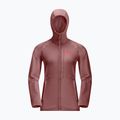 Dámska fleecová mikina Jack Wolfskin dámska fleecová bunda Kolbenberg Hooded Fz mineral red 10